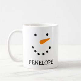 Personalisierte Snowman-Tasse Kaffeetasse