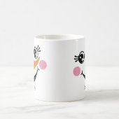 Personalisierte Snowman-Tasse mit Individuelle Nam Kaffeetasse (Mittel)