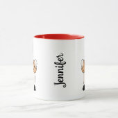 Personalisierte Snowman-Tasse Tasse (Zentrum)