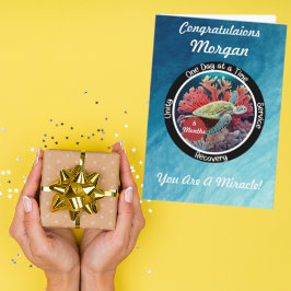 Personalisierte Sobriety Erholung Meilenstein - Sc Karte