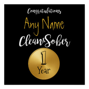 Personalisierte Sobrijour Geburtstagspender Poster