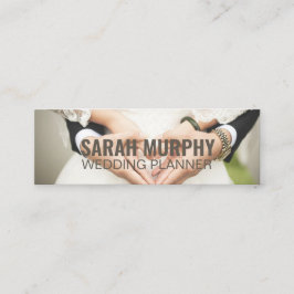 Personalisierte Social Media "Wedding Planner" Mini Visitenkarte