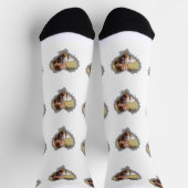 Personalisierte Socken aus elegantem Foto (Oben)
