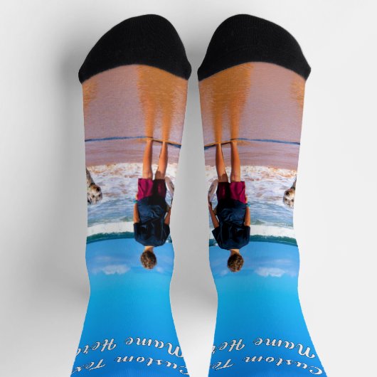 Personalisierte Socken für Ihr Foto und benutzerde (Oben)