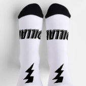Personalisierte Socken mit Blitzdesign (Oben)