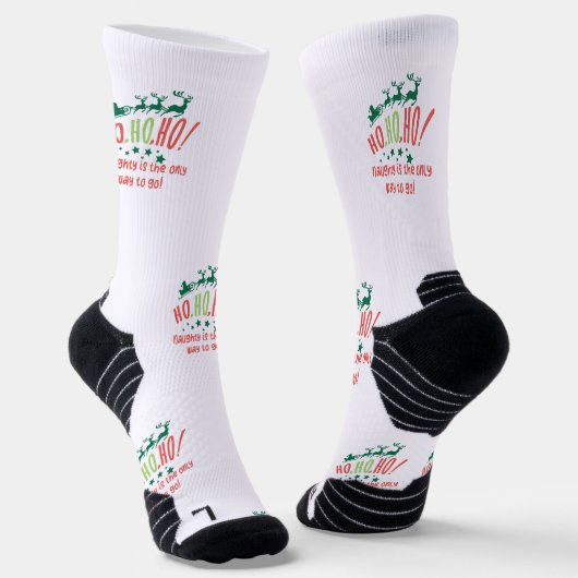 Personalisierte Socken mit Weihnachtsbeleuchtung U (Gewinkelt)