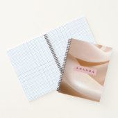 Personalisierte Soft Pastel Minimaler Stoff Textur Notizblock (Innenseite)