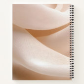 Personalisierte Soft Pastel Minimaler Stoff Textur Notizblock (Rückseite)