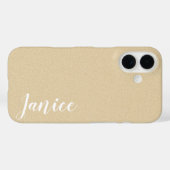 Personalisierte Soft Sand Textur Case-Mate iPhone Hülle (Rückseite (Horizontal))