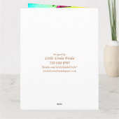 PERSONALISIERTE Softball-Geburtstags-Karte, Name, Karte (Rückseite)