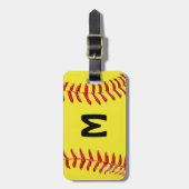 Personalisierte Softball-Gepäck-Umbauten, 7 Gepäckanhänger (Vorderseite vertikal)