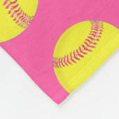 Personalisierte Softball-Geschenke für Mädchen, So Fleecedecke (Ecke)