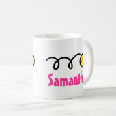 Personalisierte Softball-Tasse mit benutzerdefinie Kaffeetasse (VorderseiteRechts)