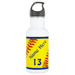 Personalisierte Softball-Wasser-Flaschen Trinkflasche