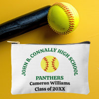 Personalisierte Softballspielerin der Green High S