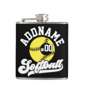 Personalisierte Software Player ADD NAME Retro Tea Flachmann (Vorderseite)