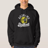 Personalisierte Software Player ADD NAME Retro Tea Hoodie (Vorderseite)