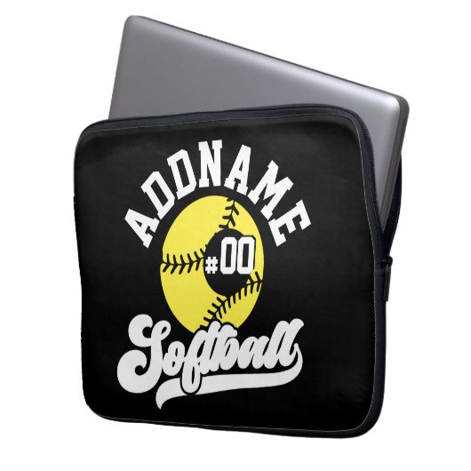 Personalisierte Software Player ADD NAME Retro Tea Laptopschutzhülle (Vorderseite Links)