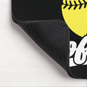 Personalisierte Software Player ADD NAME Retro Tea Mousepad (Ecke)