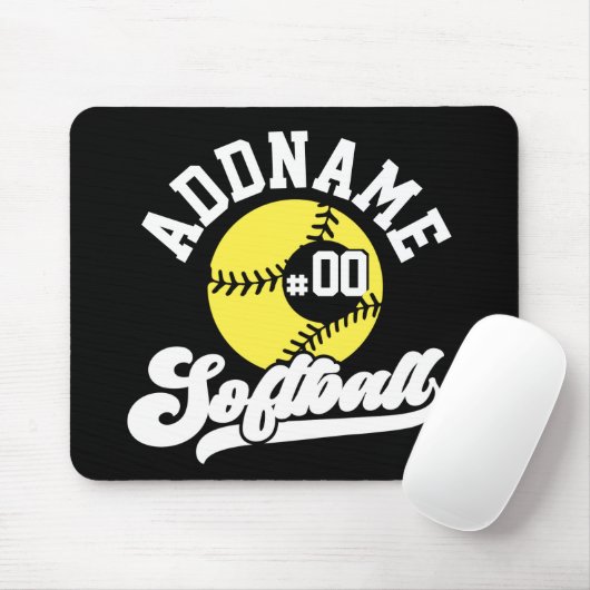 Personalisierte Software Player ADD NAME Retro Tea Mousepad (Mit Mouse)