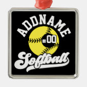 Personalisierte Software Player ADD NAME Retro Tea Ornament Aus Metall (Vorne)