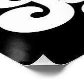 Personalisierte Software Player ADD NAME Retro Tea Poster (Ecke)