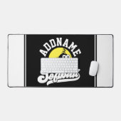 Personalisierte Software Player ADD NAME Retro Tea Schreibtischunterlage (Tastatur & Maus)