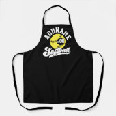 Personalisierte Software Player ADD NAME Retro Tea Schürze (Vorderseite)