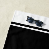 Personalisierte Software Player ADD NAME Retro Tea Strandtuch (Beispiel)