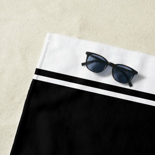 Personalisierte Software Player ADD NAME Retro Tea Strandtuch (Beispiel)