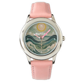 Personalisierte Solarwelle Armbanduhr