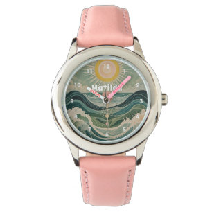 Personalisierte Solarwelle Armbanduhr