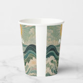 Personalisierte Solarwelle Pappbecher (Links)