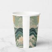 Personalisierte Solarwelle Pappbecher (Rechts)