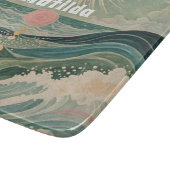Personalisierte Solarwelle Schneidebrett (Ecke)