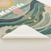 Personalisierte Solarwelle Sherpadecke (3/4)