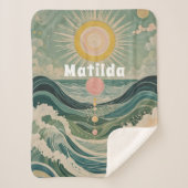 Personalisierte Solarwelle Sherpadecke (Vorderseite)