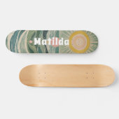 Personalisierte Solarwelle Skateboard (Horizontal)