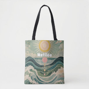 Personalisierte Solarwelle Tasche