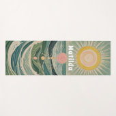 Personalisierte Solarwelle Yogamatte (Vorderseite (Horizontal))