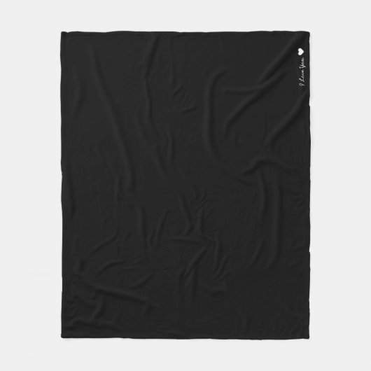 Personalisierte Solid Color Fleecedecke (Vorderseite)
