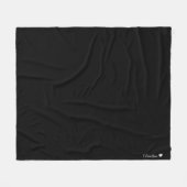 Personalisierte Solid Color Fleecedecke (Vorderseite (Horizontal))