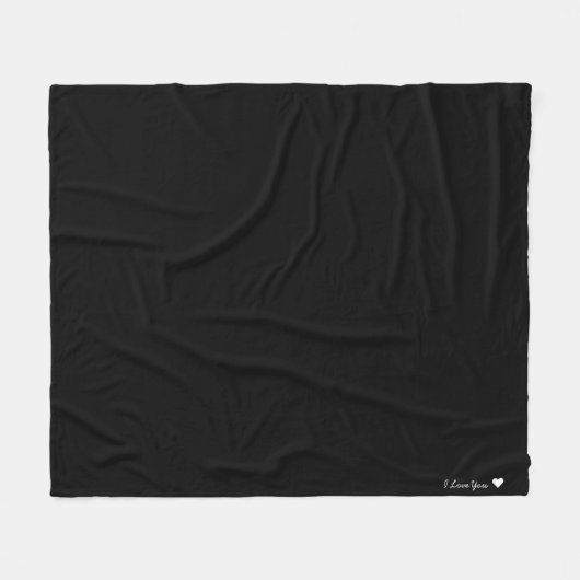 Personalisierte Solid Color Fleecedecke (Vorderseite (Horizontal))