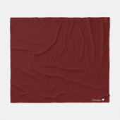 Personalisierte Solid Color Fleecedecke (Vorderseite (Horizontal))