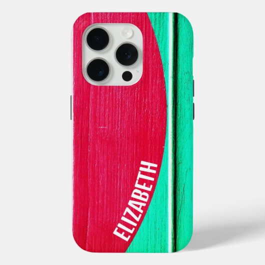 Personalisierte Sommer-Decklappen Case-Mate iPhone Hülle (Rückseite)