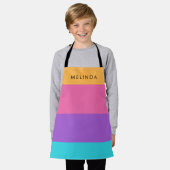Personalisierte Sommerfarbenbezeichnung Schürze (Getragen)