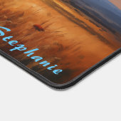 Personalisierte Sommerfeld-Landschaft Schreibtisch Schreibtischunterlage (Ecke)