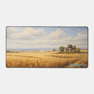 Personalisierte Sommerfeld-Landschaft Schreibtisch Schreibtischunterlage