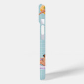 Personalisierte Sommerfrauen Entspannen auf Schwim Case-Mate iPhone Hülle (Rückseite / Links)