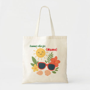 Personalisierte Sommerstimmung-Tasche   Süße Sonne Tragetasche